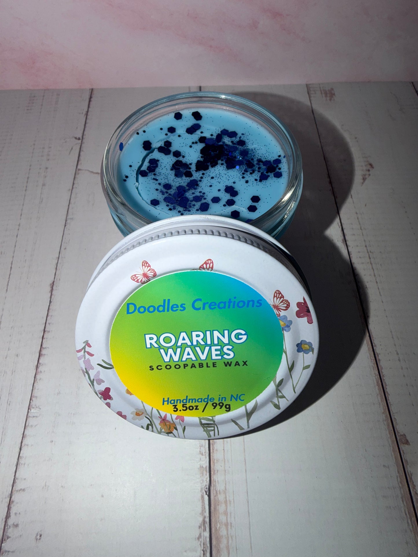 Roaring waves scoop wax