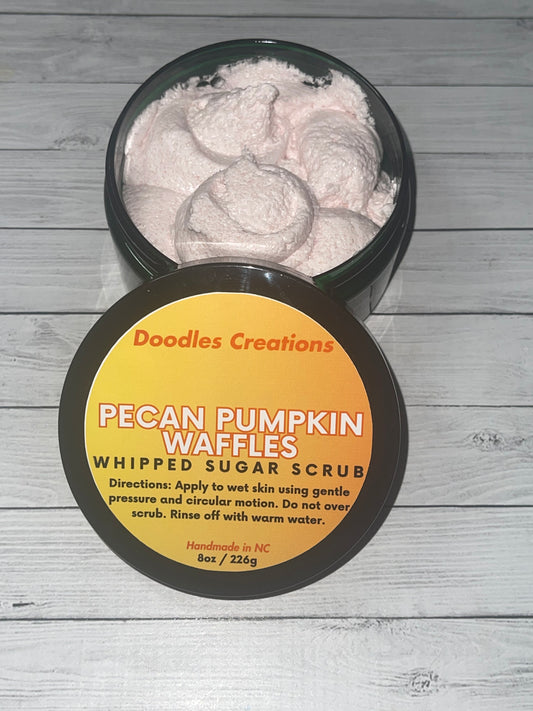Pecan Pumpkin Waffles