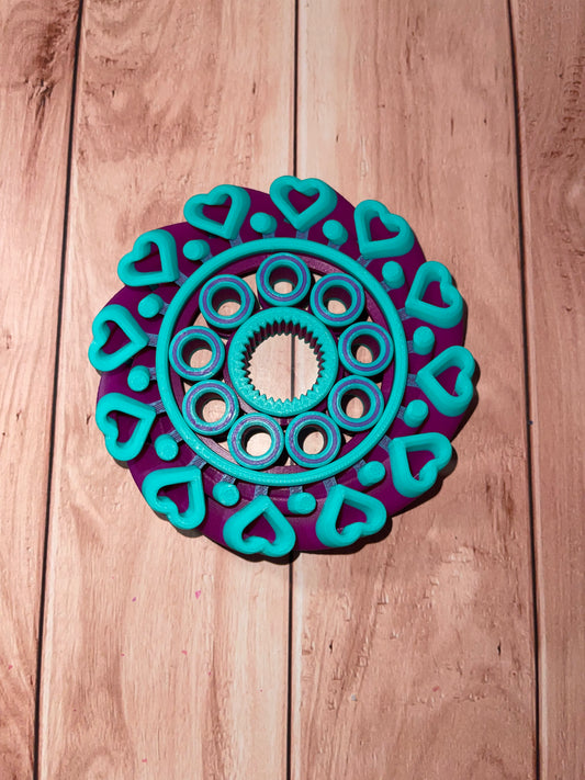 Heart fidget spinner